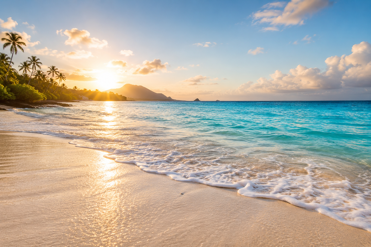 Plage tropicale